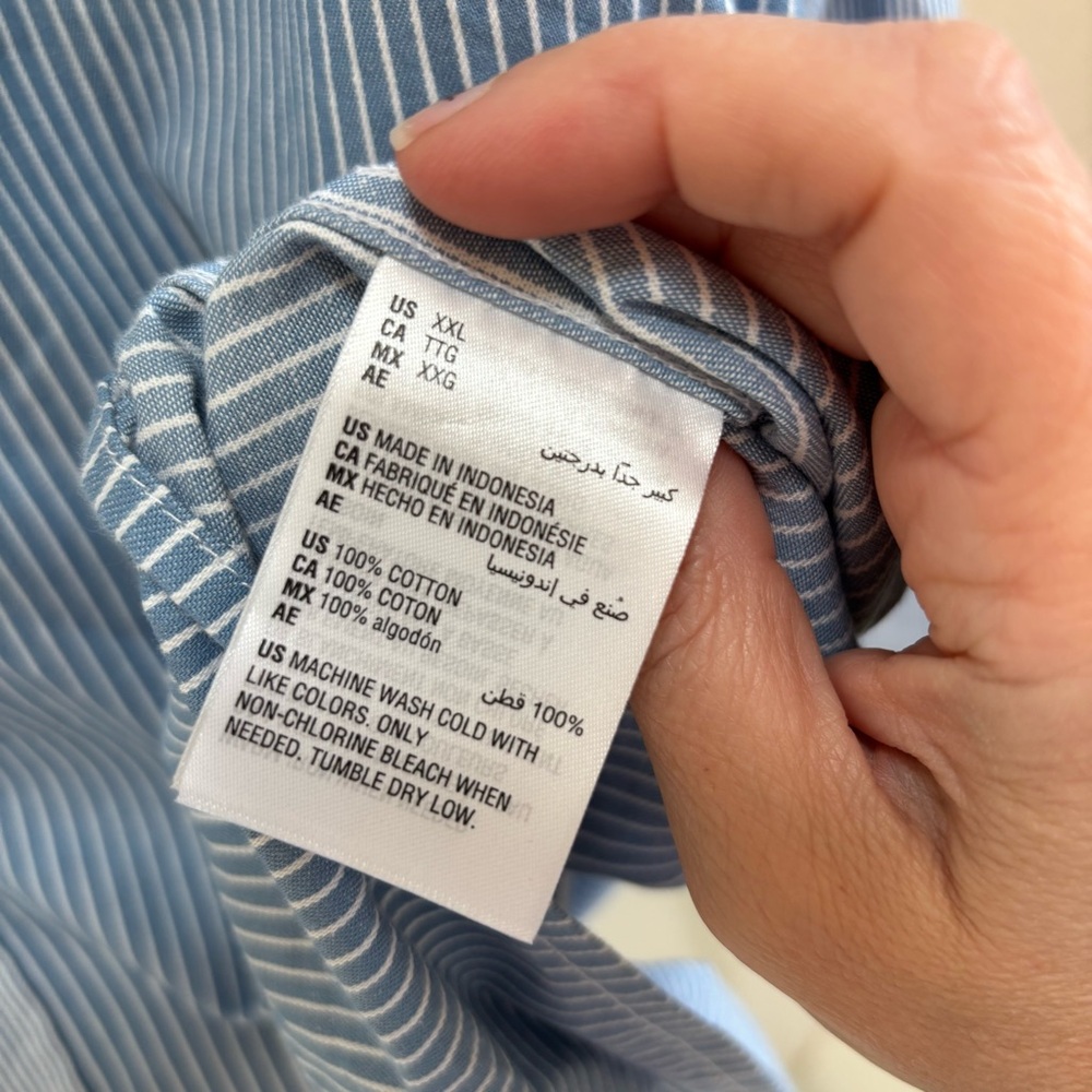 Blue Cowboy Mens Shirt Size XXL Western Rodeo Country Patchwork Snaps - Picture 8 of 12